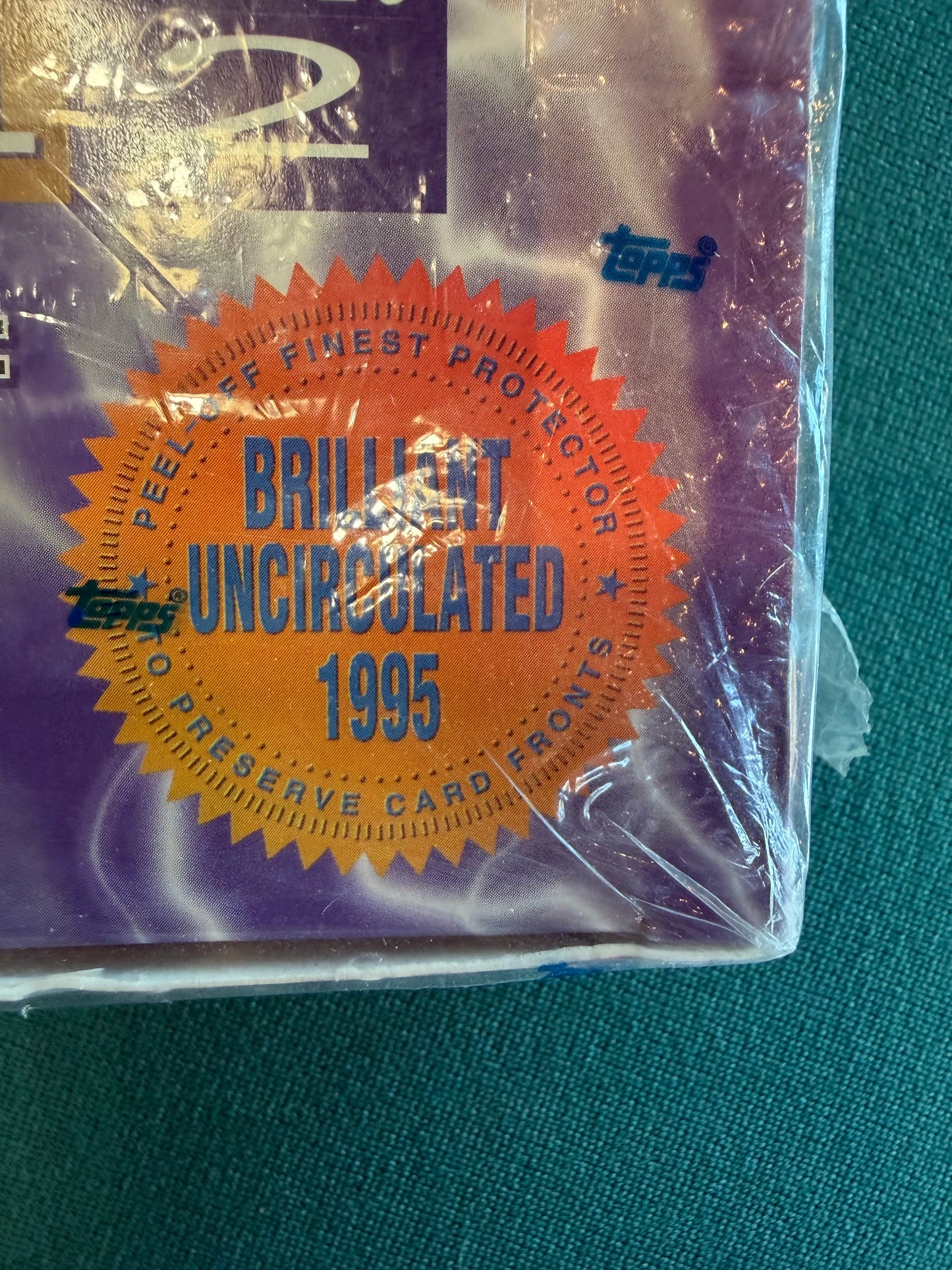 1995 Topps Finest Football Series 2 Sealed Box 24 Packs vintage RARE* Hobby Box, 24 packs