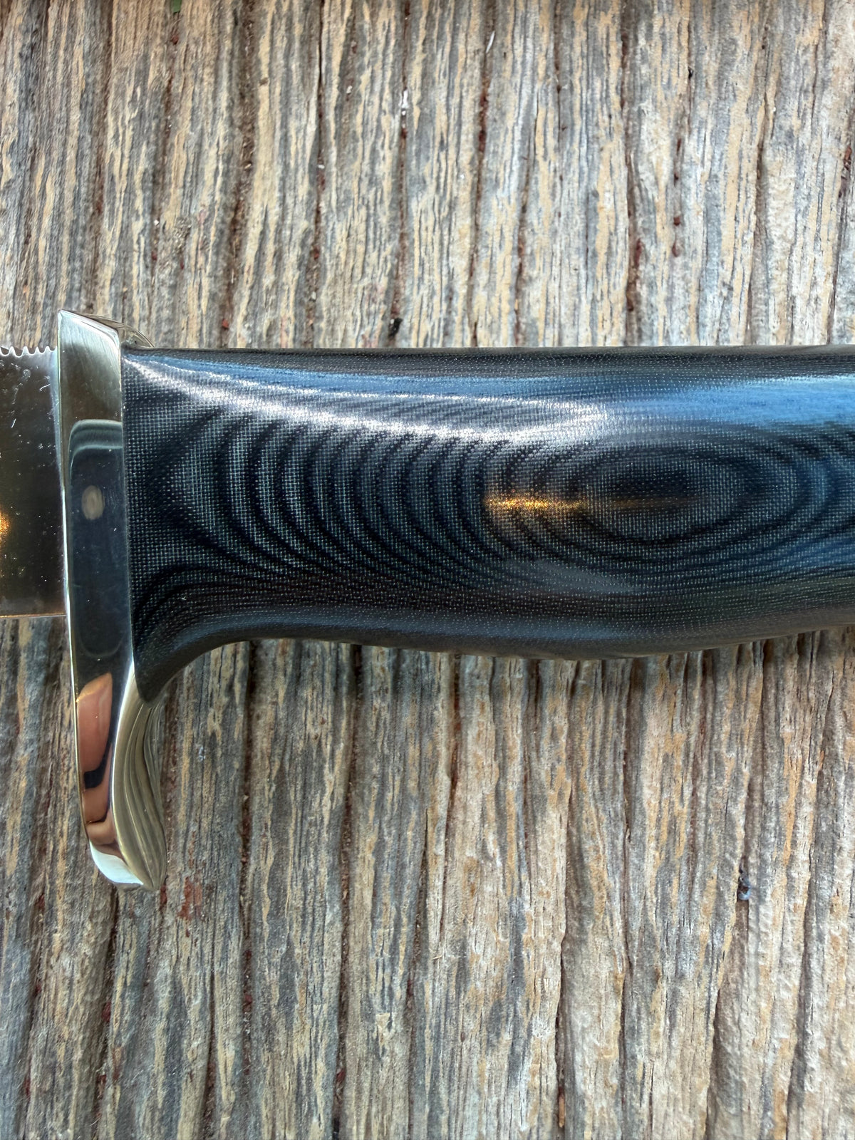 New in paper Randall Model 15-5 1/2 Airman Black Micarta Handle Stainless Nickel Silver Lanyard