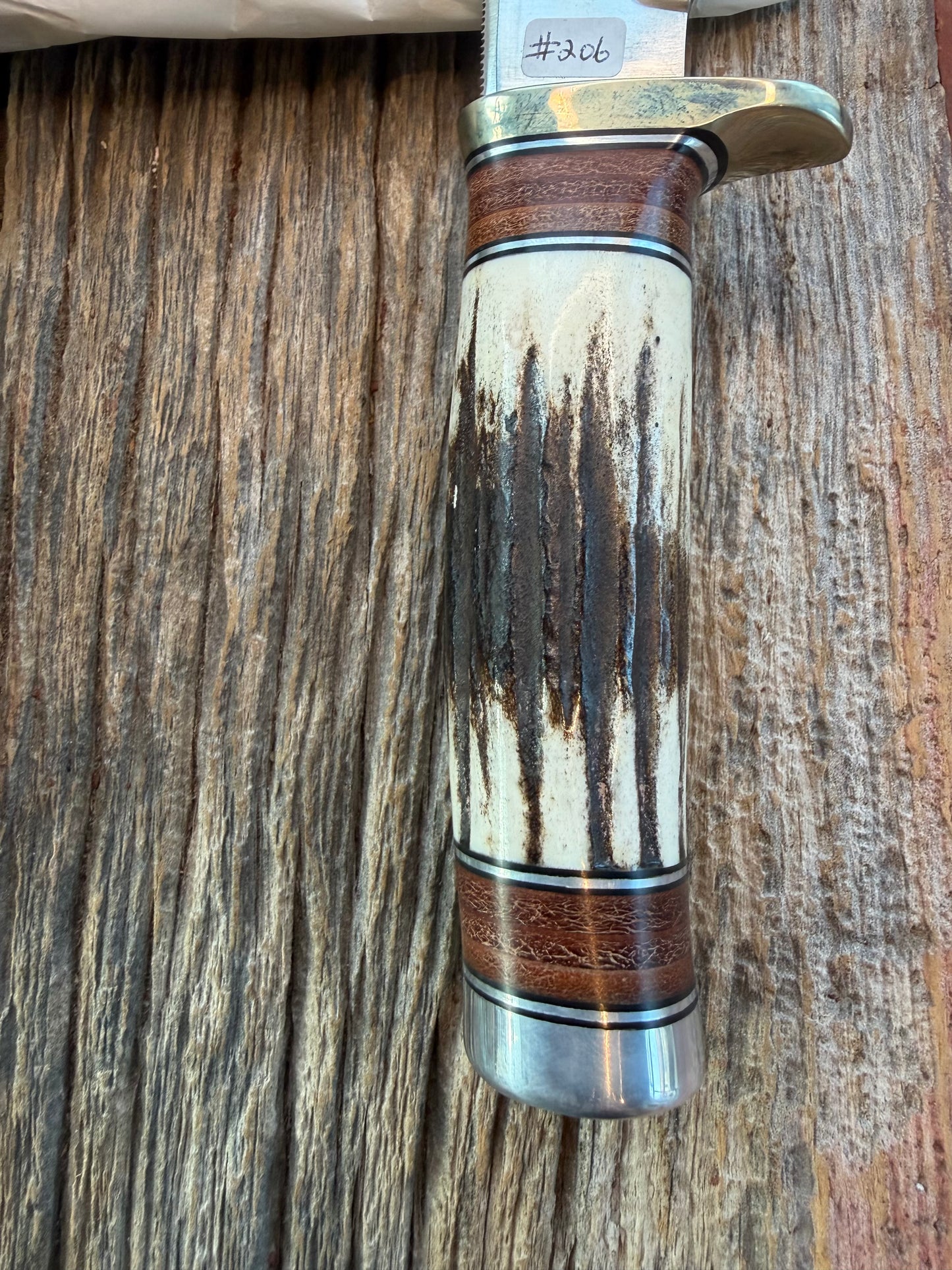 New in paper Randall Knife Model 25-5 Trapper in Stag Leather Handle Stainless Blade, NSH (Copy)