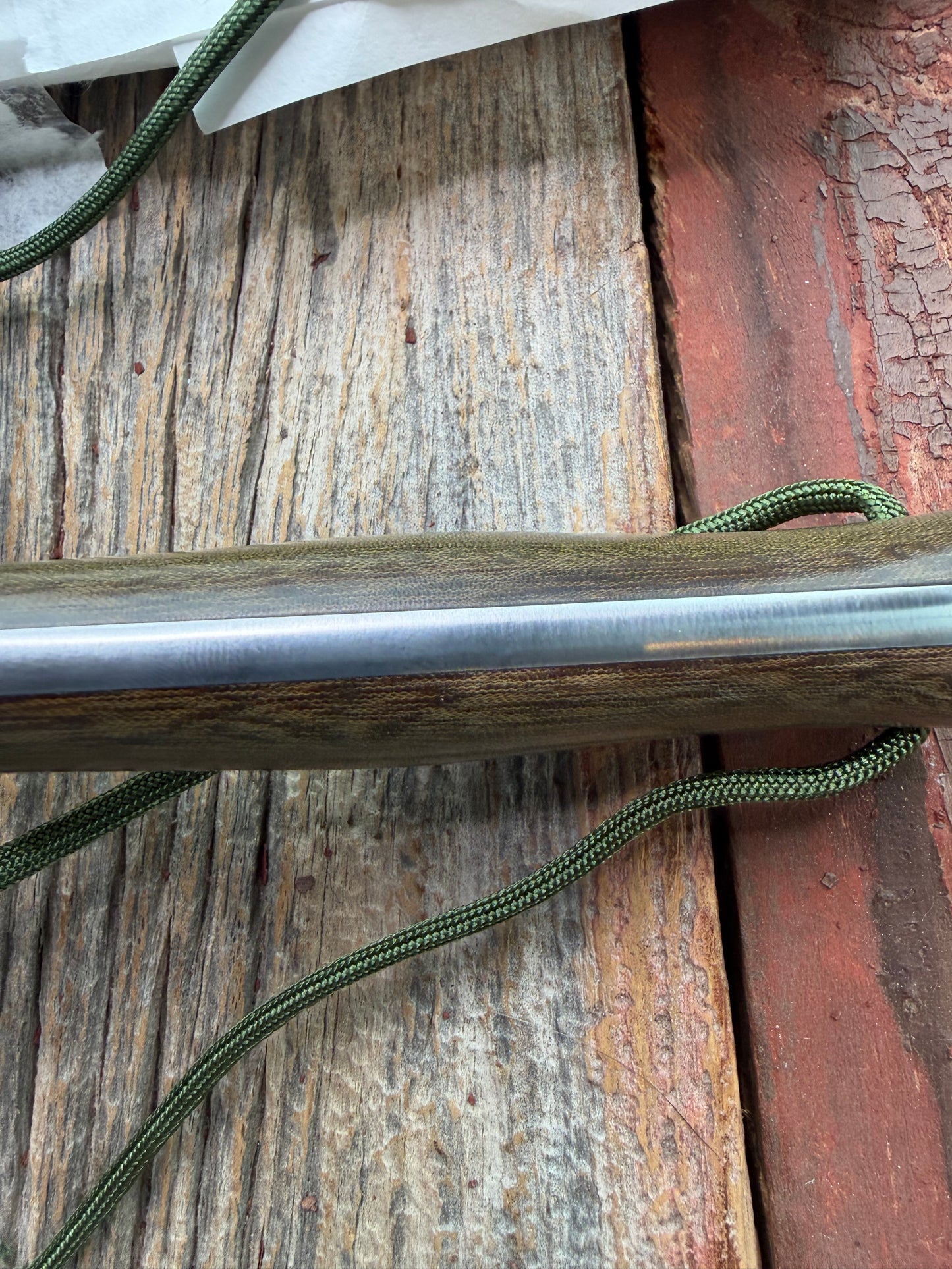 New in Paper Randall Knife Model Combat Companion Green Micarta Handle Stainless Steel, Nickel  Silcer Hilt, Lanyard. Sawteeth