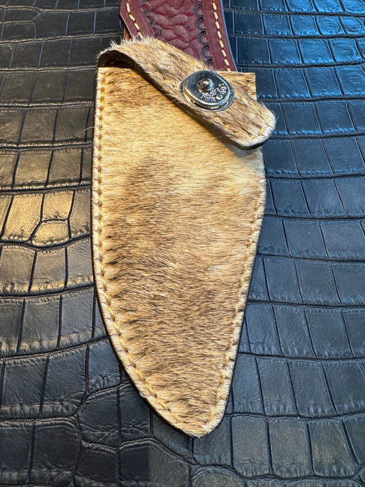 Randall Model 19-5 Exotic Giraffe Skin Sheath from Treeman.