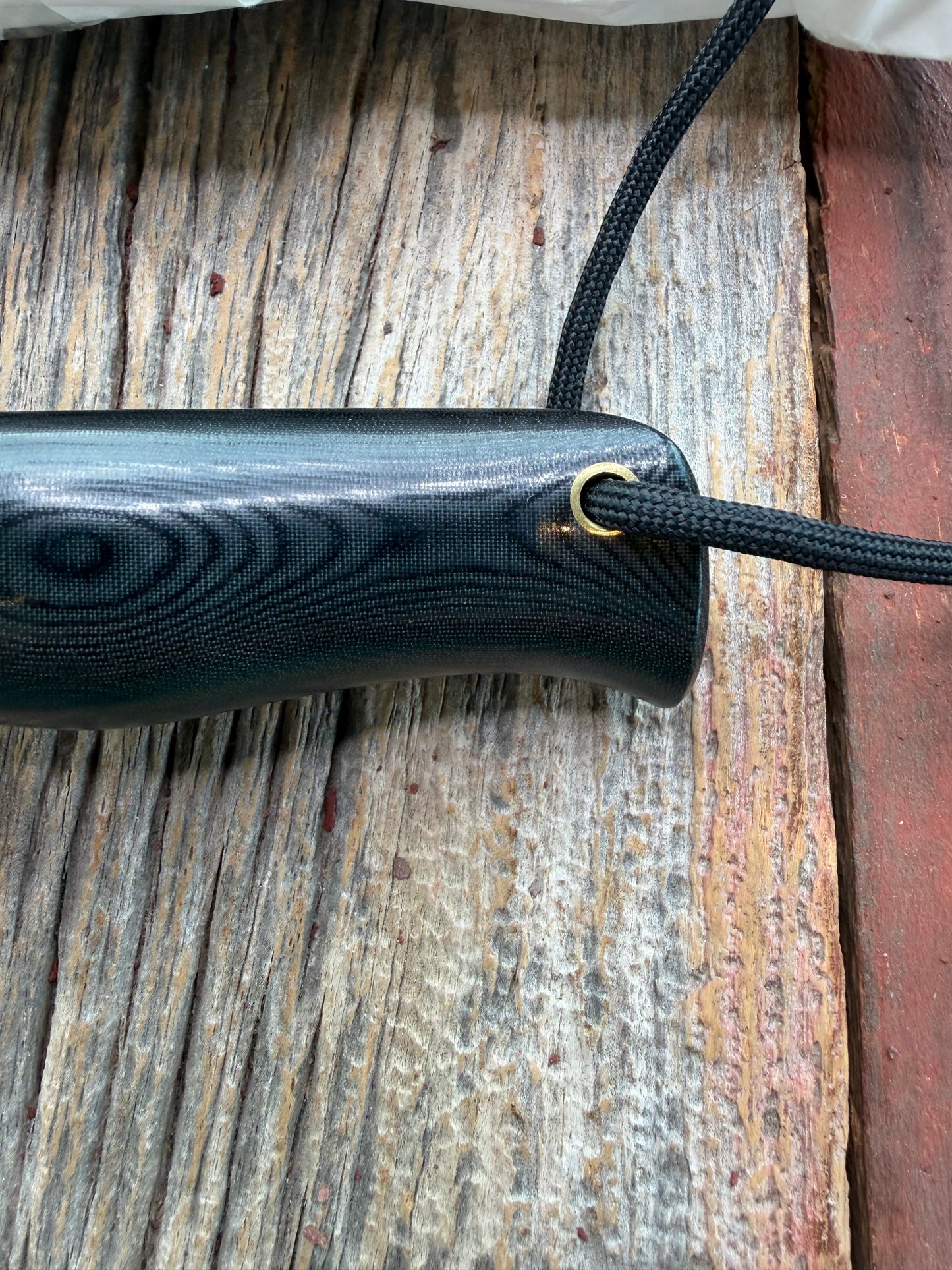 New in Paper Randall Knife Model Combat Companion Black Micarta Handle Stainless Steel, Brass Hilt, Lanyard,