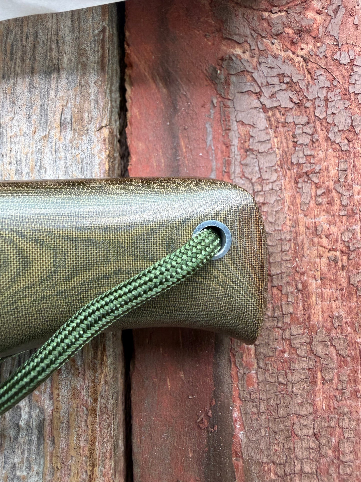 New in Paper Randall Knife Model Combat Companion Green Micarta Handle Stainless Steel, Nickel  Silcer Hilt, Lanyard. Sawteeth