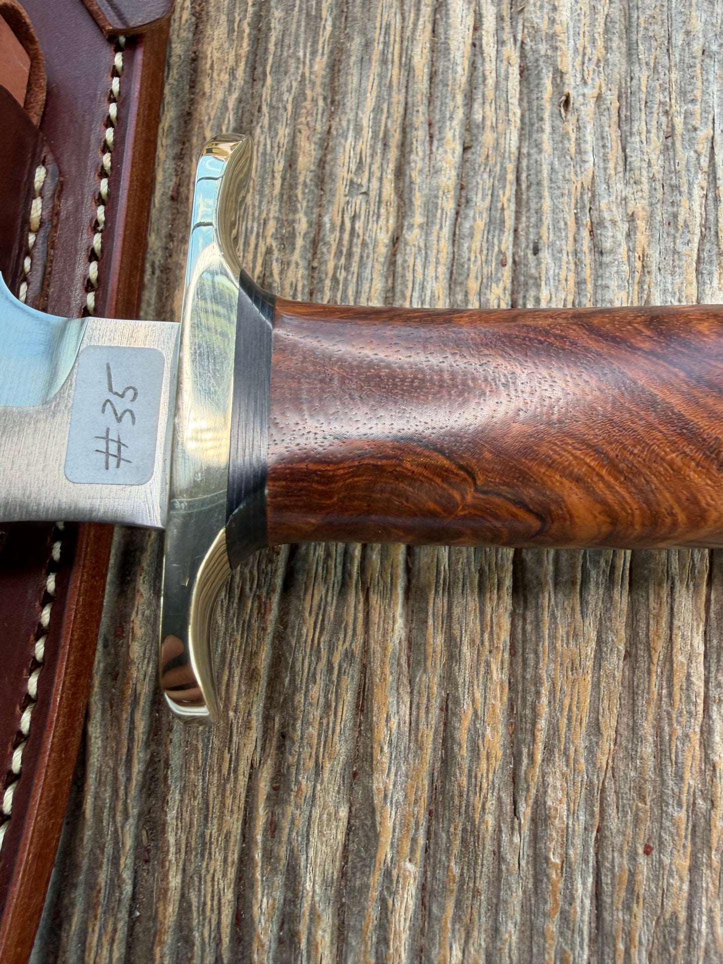 Randall Model 1-7 Honduran Rosewood Stainless NSH Aluminum Butt Sawteeth black Spacers