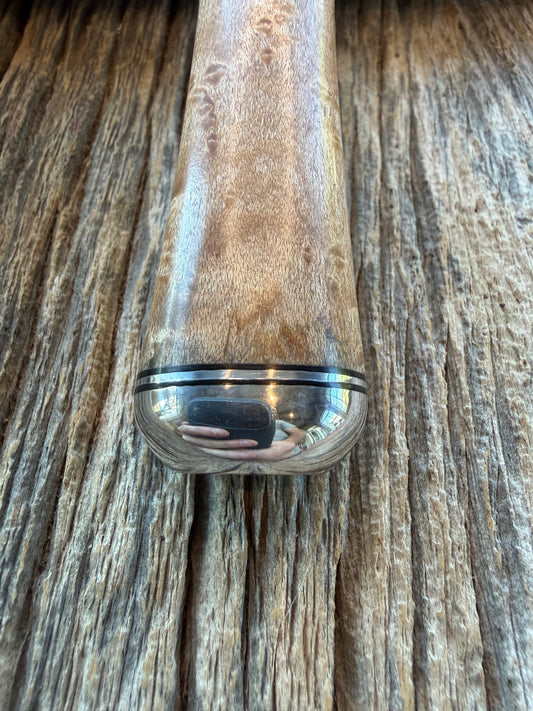 New in Paper Randall Model “Gambler” 4 Inch in Maple Wood, Nickel hilt, Stainless, black and aluminum spacers.