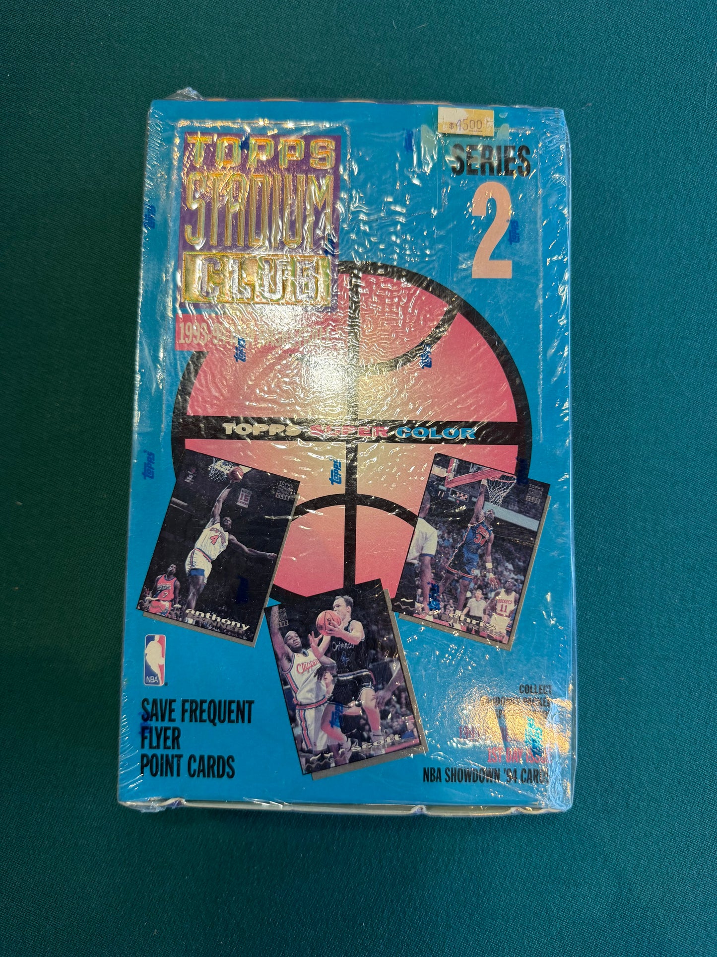 1993-94 Topps Stadium Club Factory Sealed Basketball Series 2 Box Shaq RC