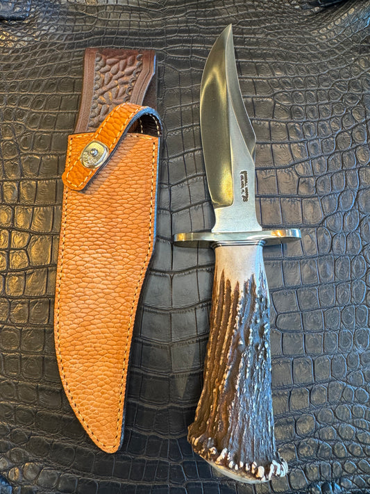 Randall Model 12-8 “Big Bear” Sheath in Exotic Beaver by Treeman. (Sheath only)