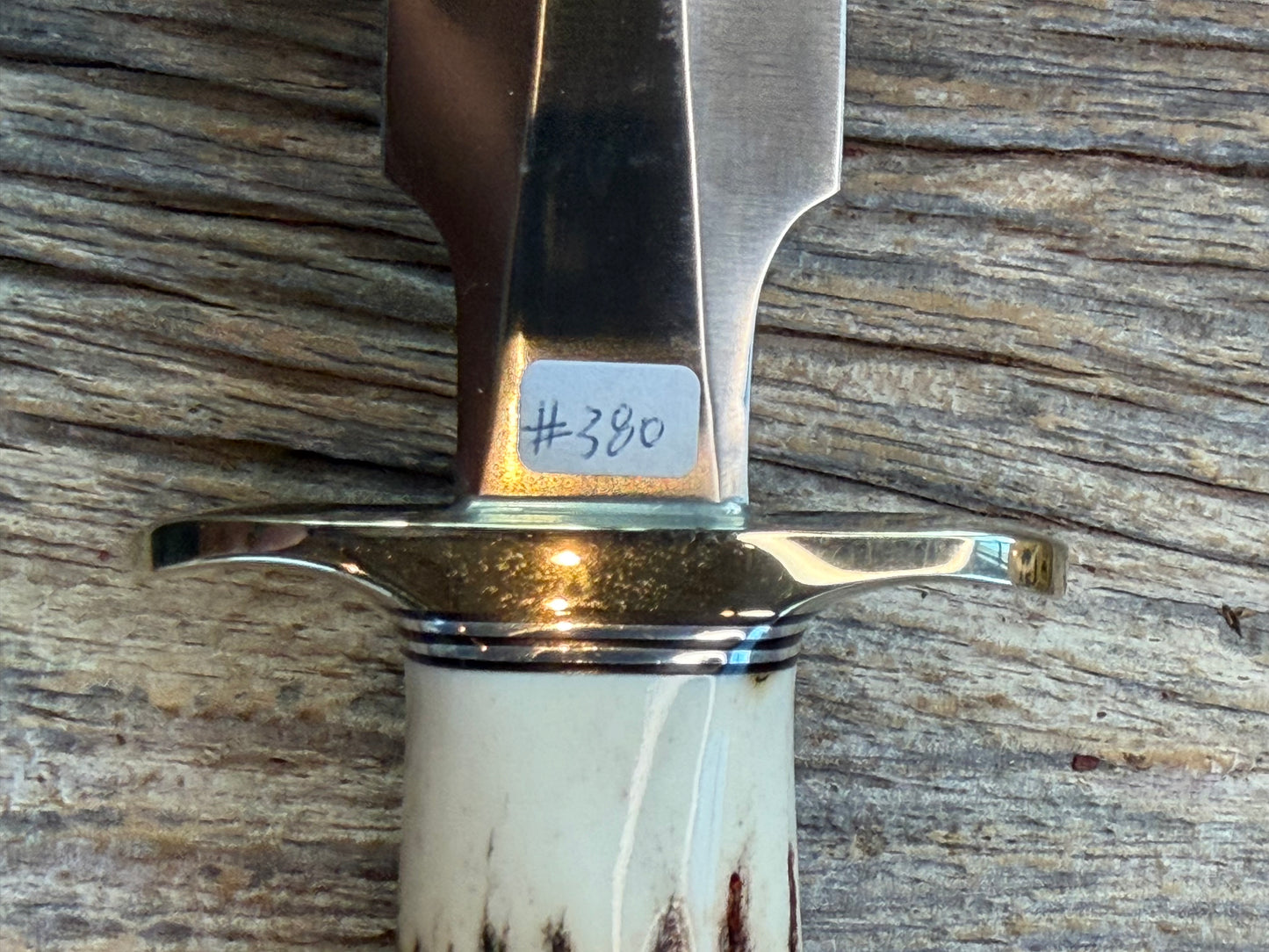 Randall Knife Model 2-7 Popcorn Stag, Stainless Blade, NSH, Lanyard