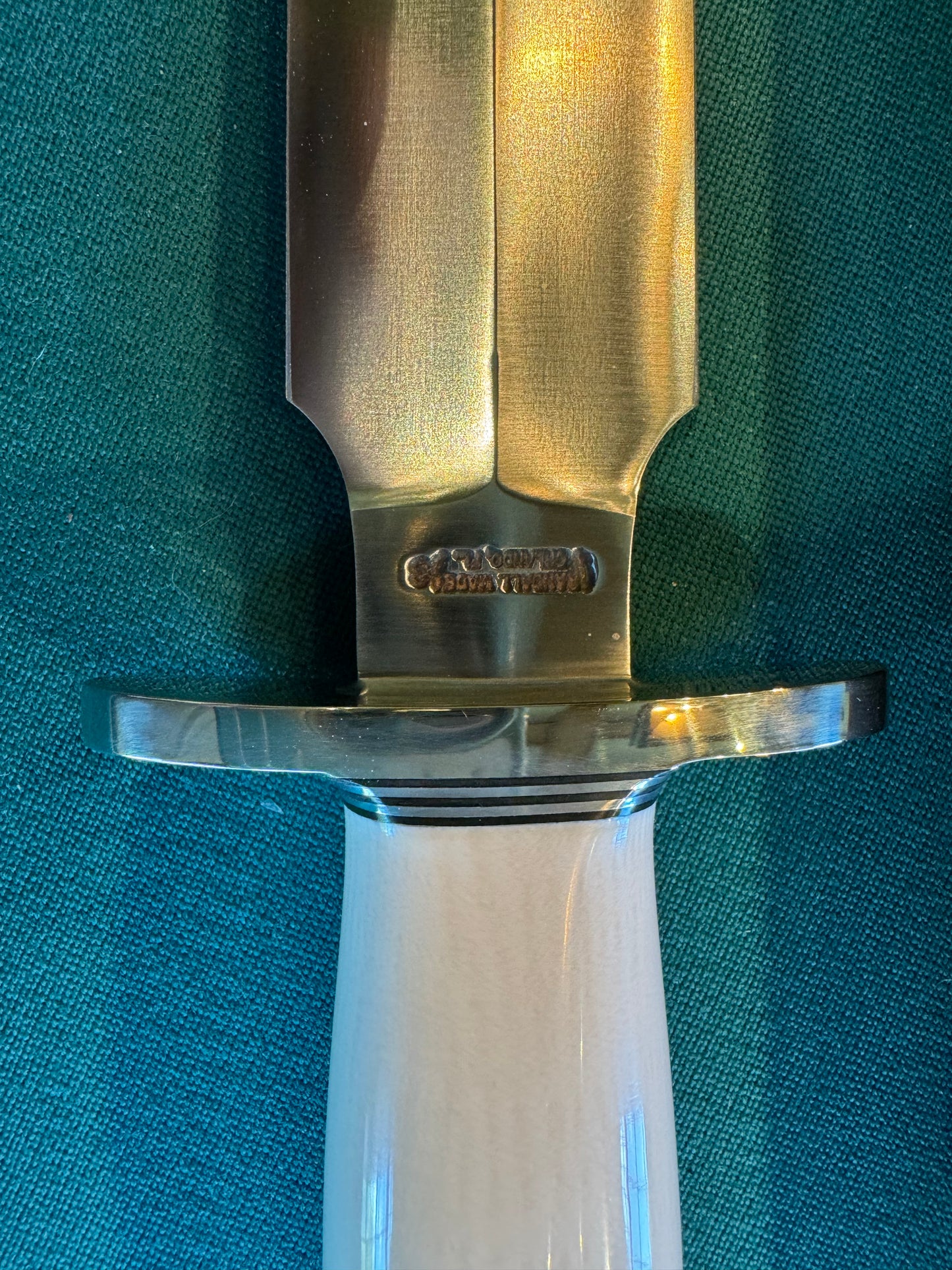 New in Paper Randall Knife Clinton Special TC Nickel Hilt Stainless Steel Resin