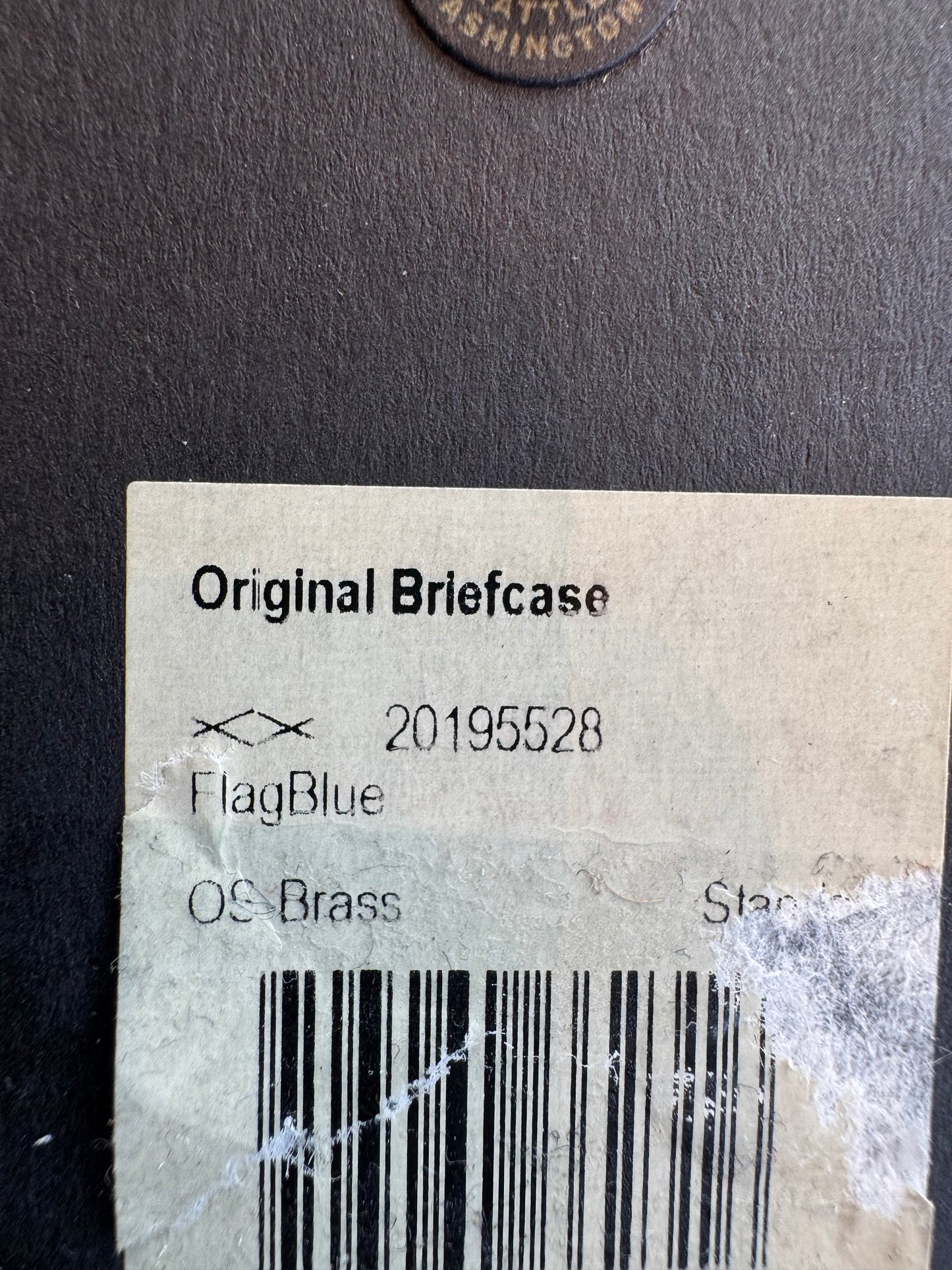 NWT Filson Rugged Twill Flag Blue Briefcase NWT Model # 20195528