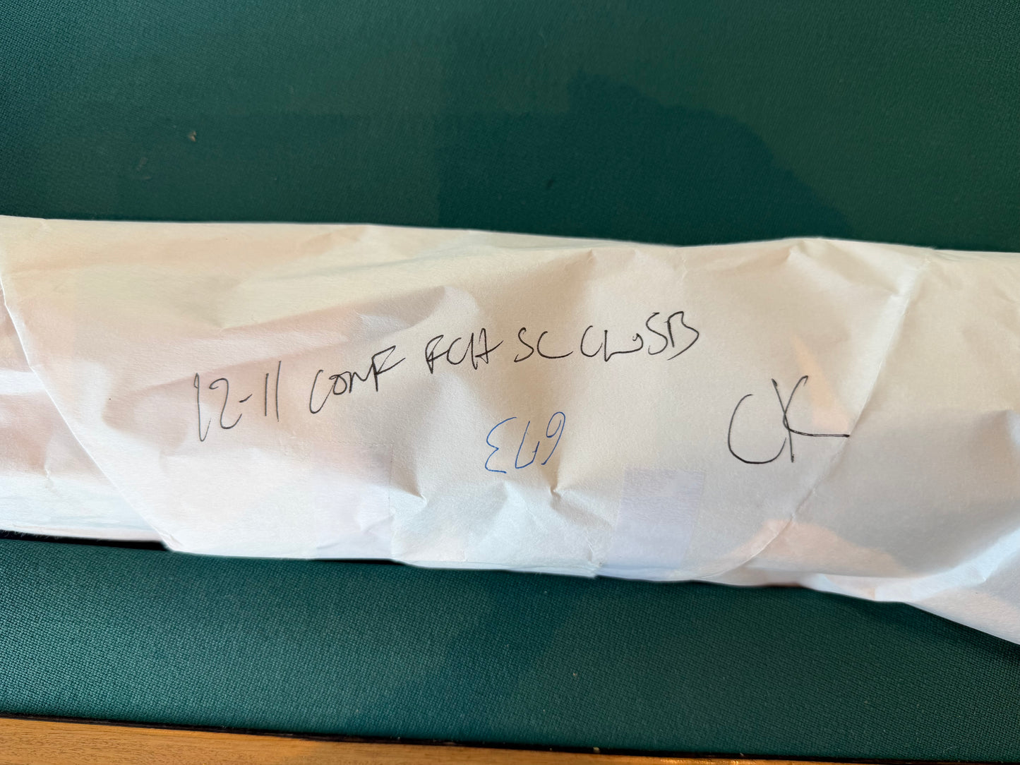 New in Paper Model 12-11 Confederate. Beautiful Dave Warthers Resin with a Brass forward curved hilt and Scalloped brass collar and coolie butt cap.