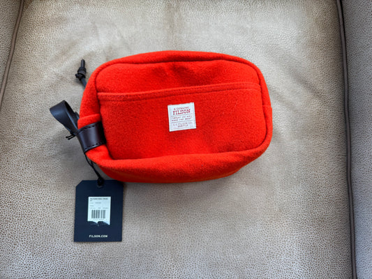 NWT Filson Dopp or Travel Kit in Flame Wool Rare, very hard to find.