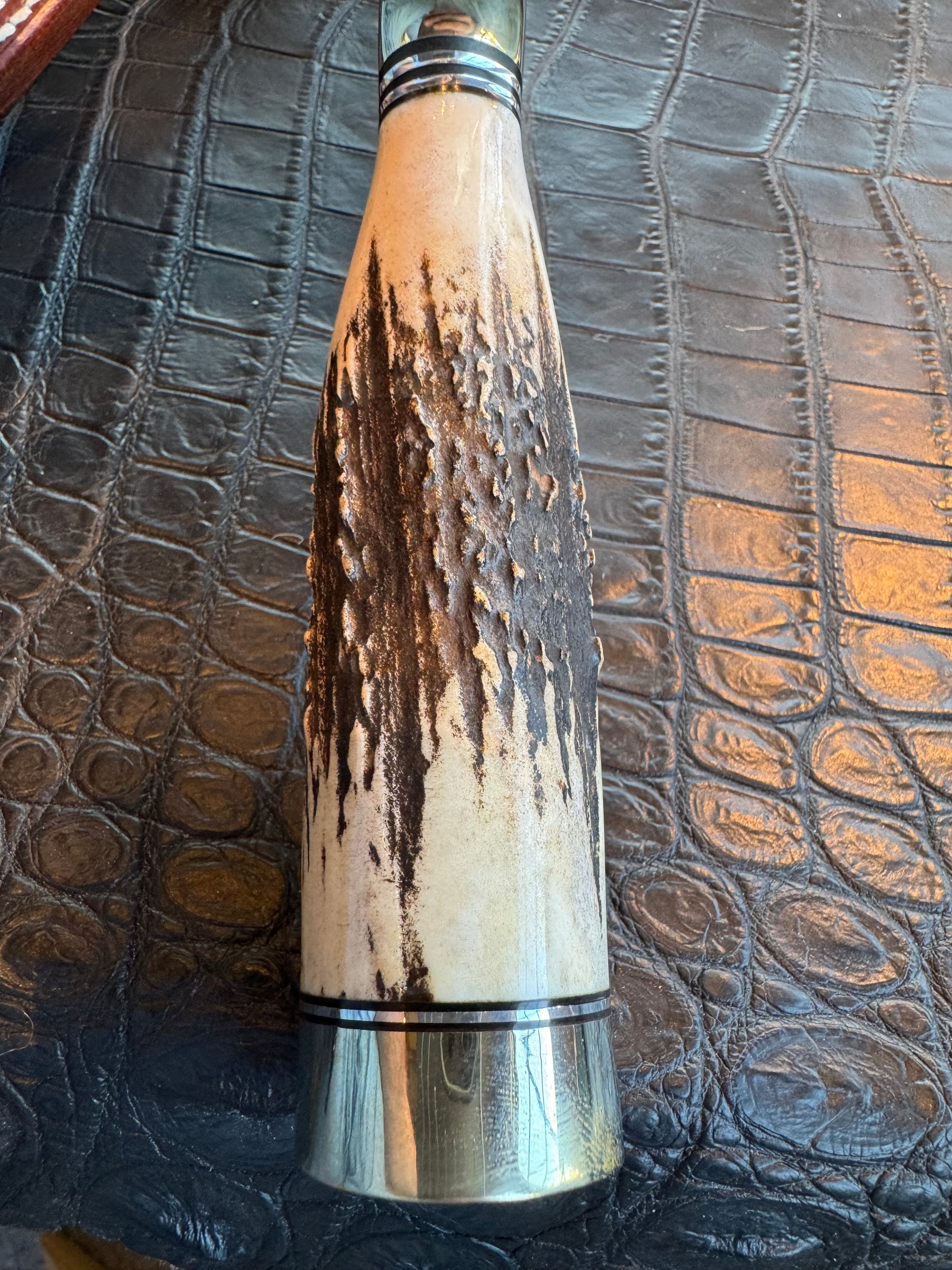 Nice Randall Knife 14-7 1/2 Stag Nickel Silver Hilt + Buttcap Stainless Steel Blade