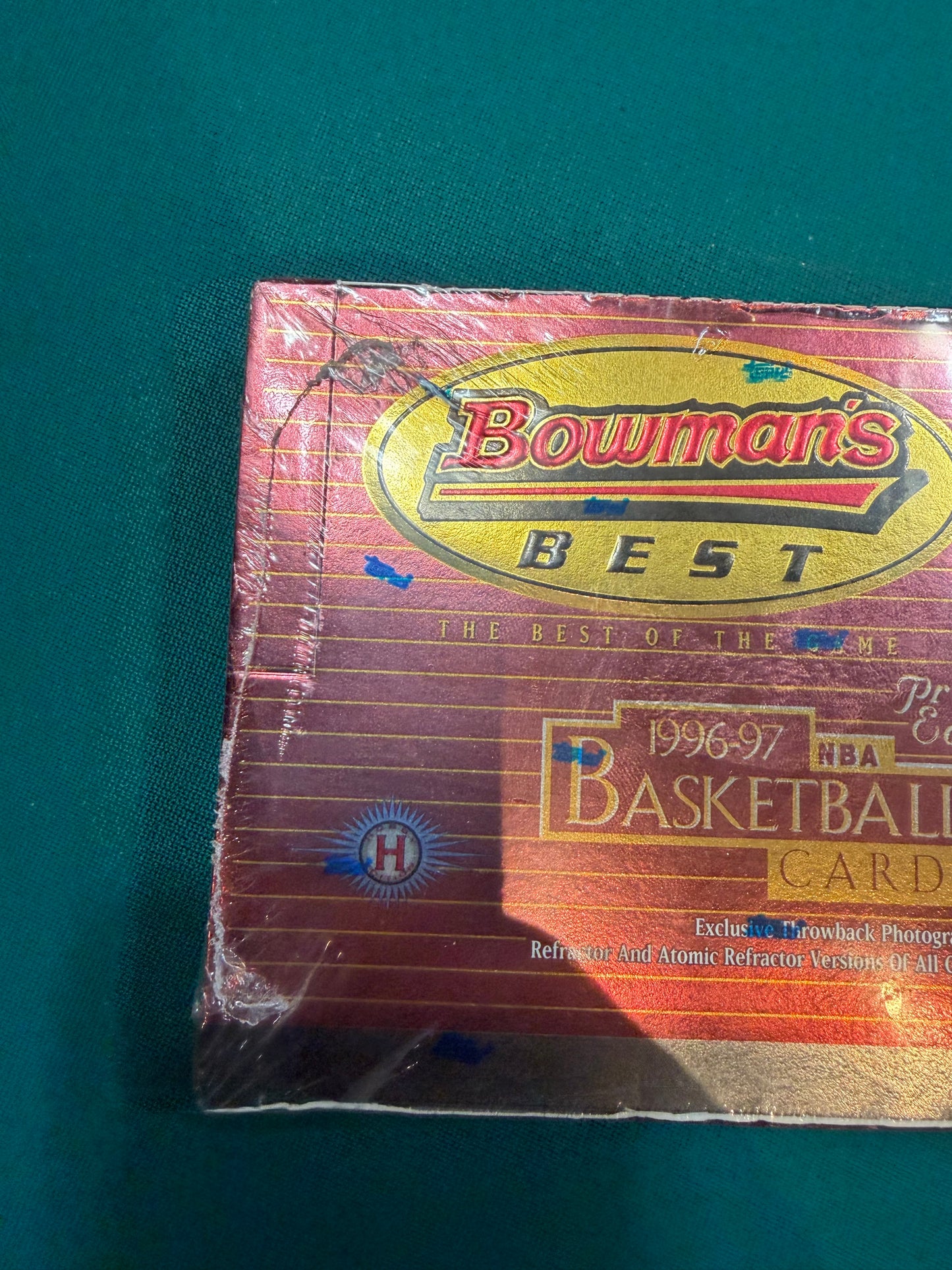 1996-97 Bowman’s Best 24-Pack Basketball Hobby Box Sealed, Chance Kobe RC