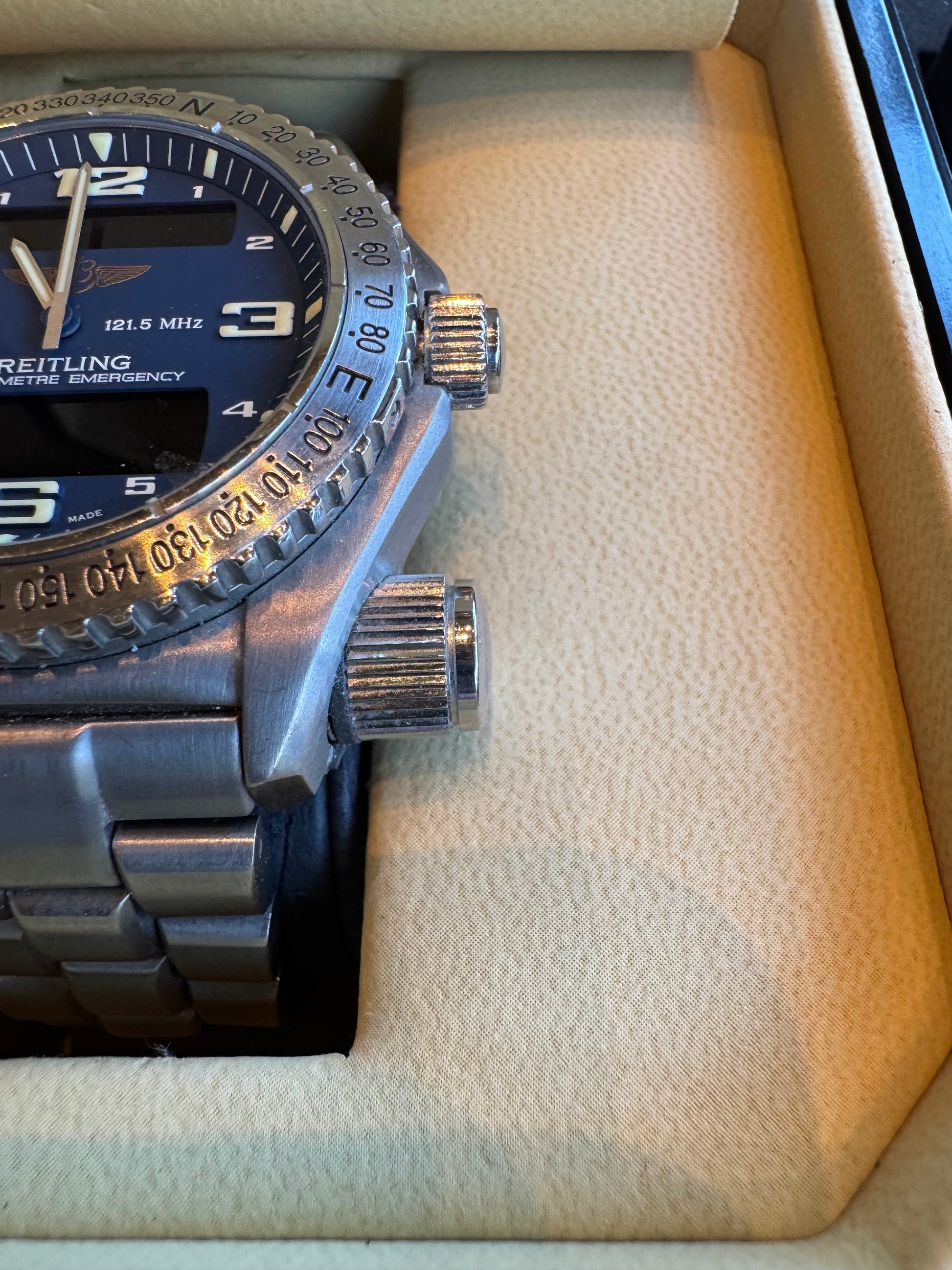 Breitling Emergency Reference Number. E73621. Eperp or Beacon never activated.