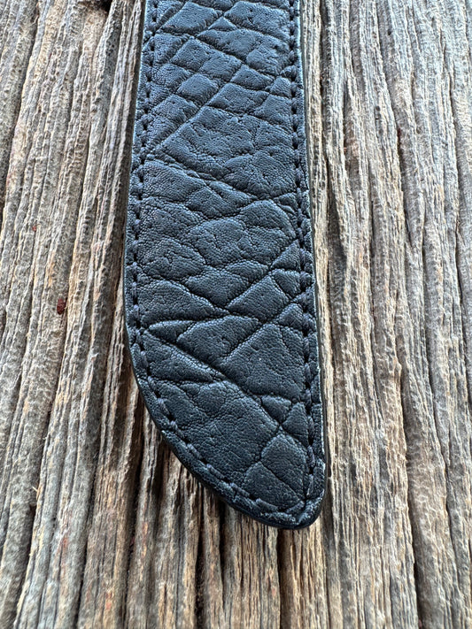 Randall Model 10-7 Fisherman Exotic Sheath in Black Elephant by Treeman.