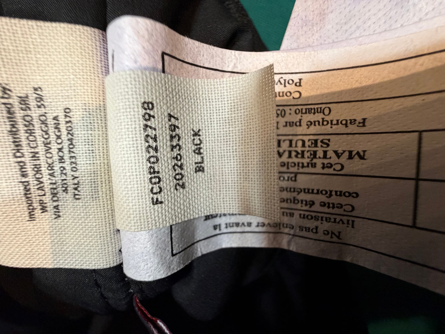 NWT Filson TIN CLOTH PRIMALOFT® JACKET in Black in a size Large NWT