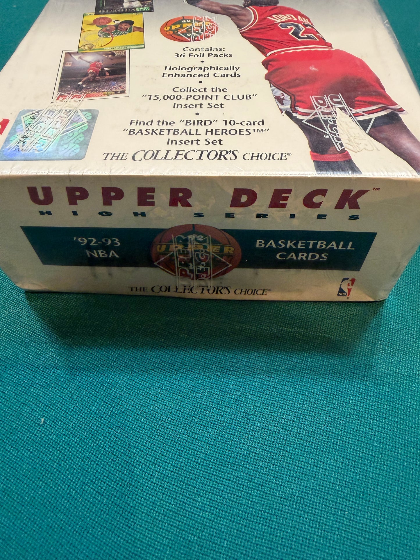 1992/93 Upperdeck Basketball Hobby Box High Series (36) packs per box. Factory Sealed!