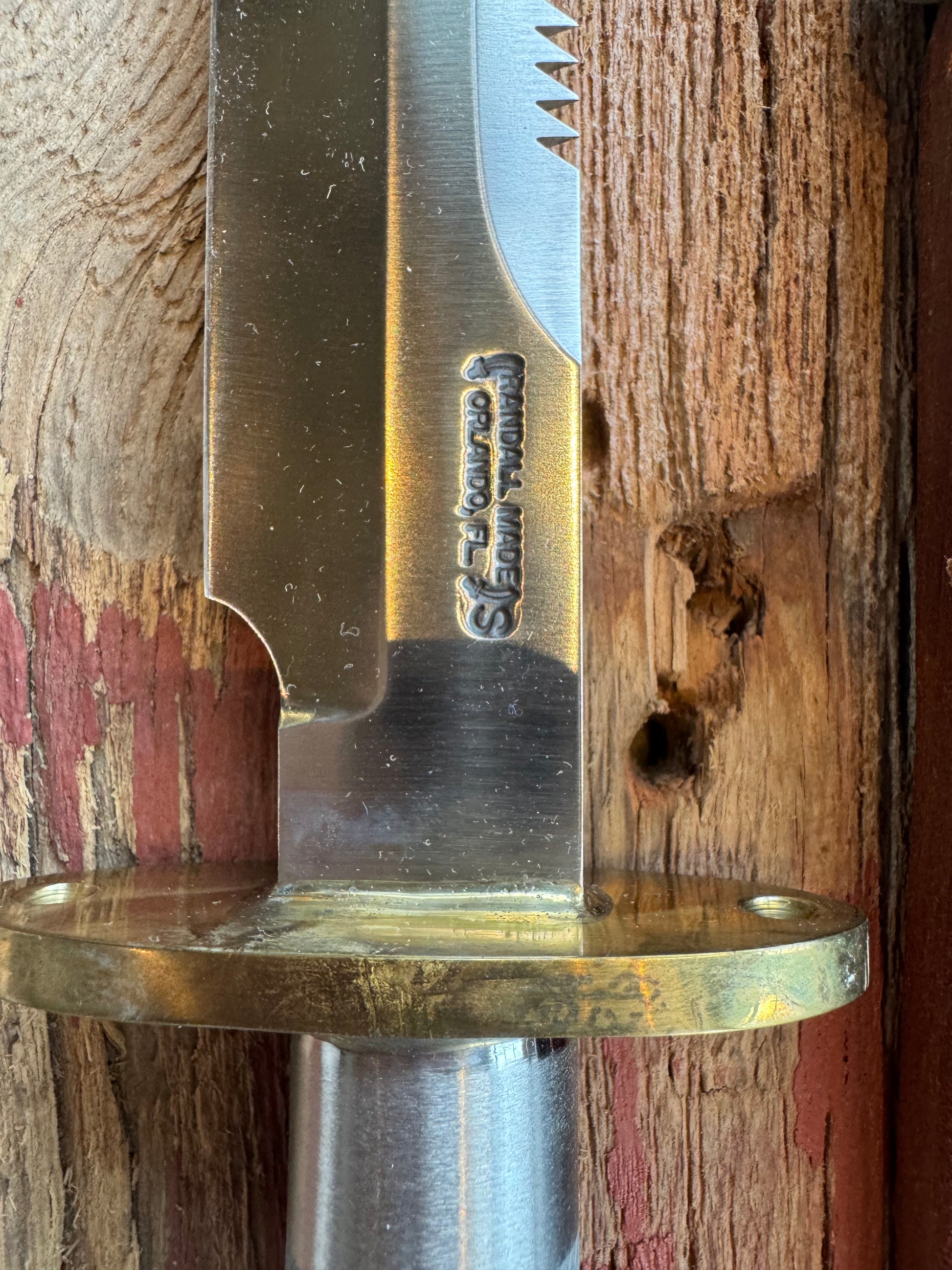 New in Paper Randall Knife Model 18-7.5 Stainless Steel Compass New