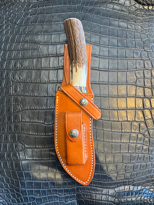 Randall Dealer Special Bowles Skinner in Stag. Nickel Silver Single Hilt and Compass (rare)