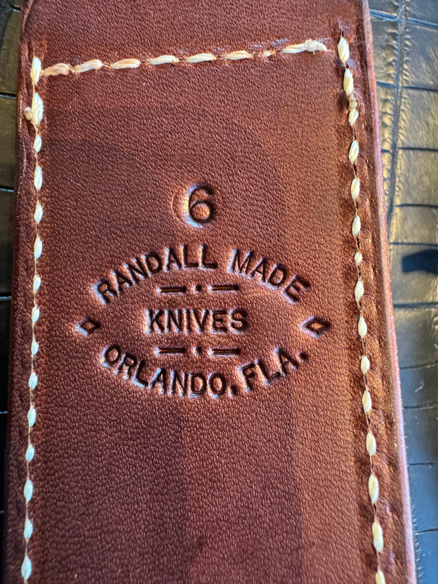 New Randall Knife Model 1-6 Tiffany G-10 Nickel Hilt Stainless Rare