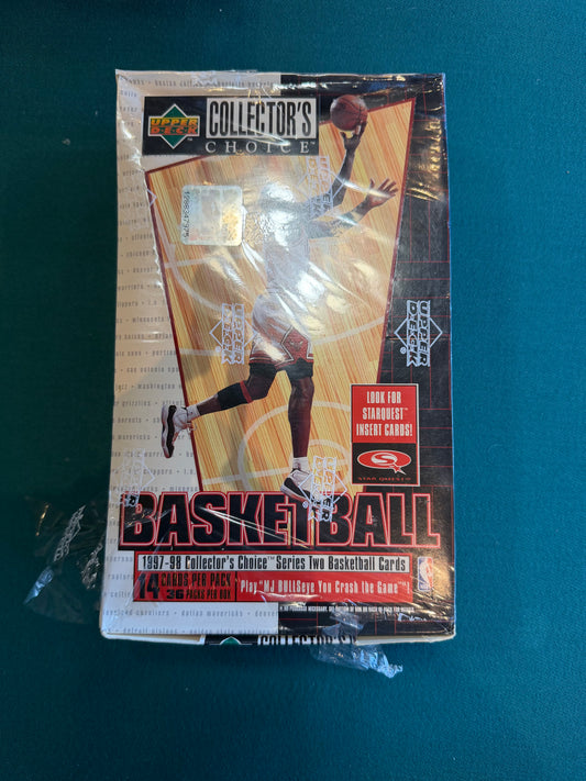 1997-98 Upper Deck NBA Collector's Choice Series Two Hobby Box (SEALED) Jordan