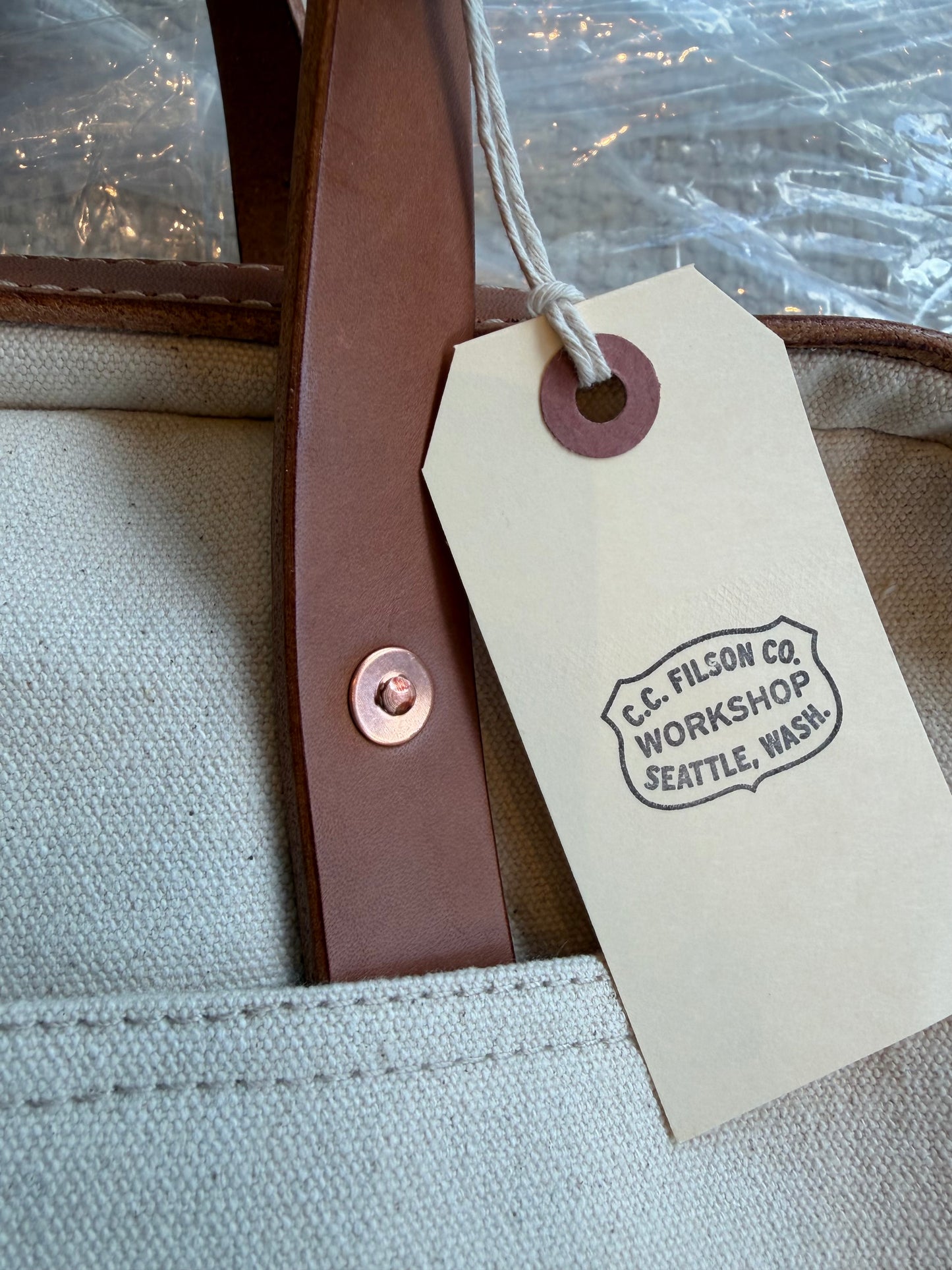 NWT Filson Workshop Pullman Canvas and Leather Briefcase. #13/50