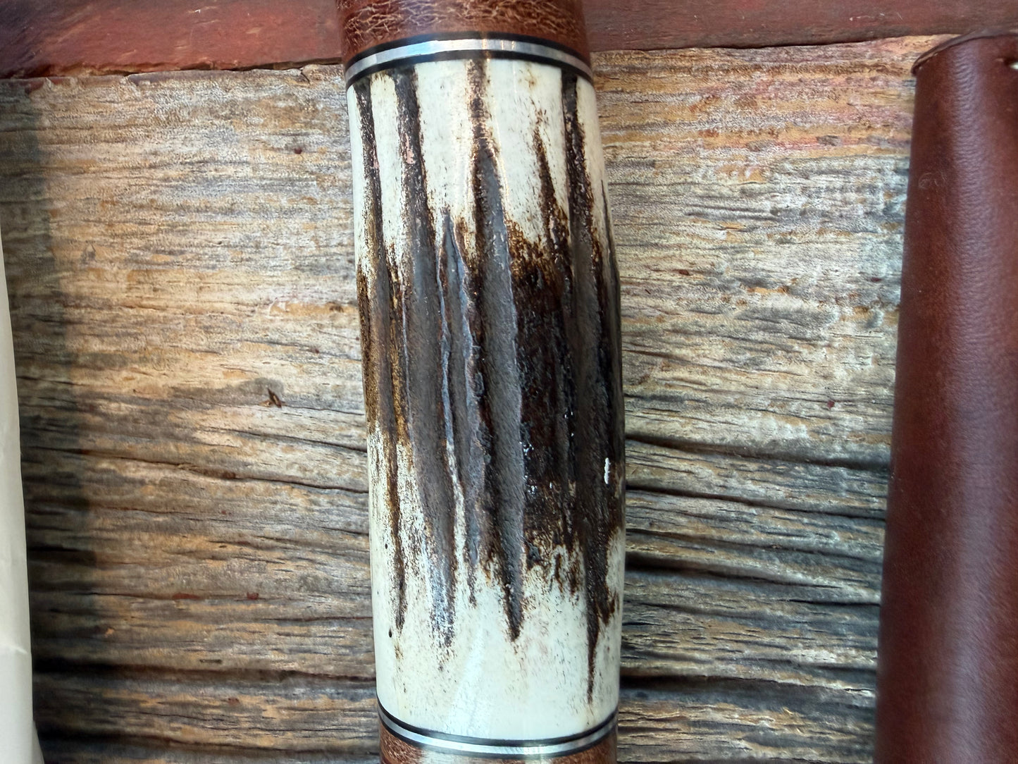 New in paper Randall Knife Model 25-5 Trapper in Stag Leather Handle Stainless Blade, NSH (Copy)