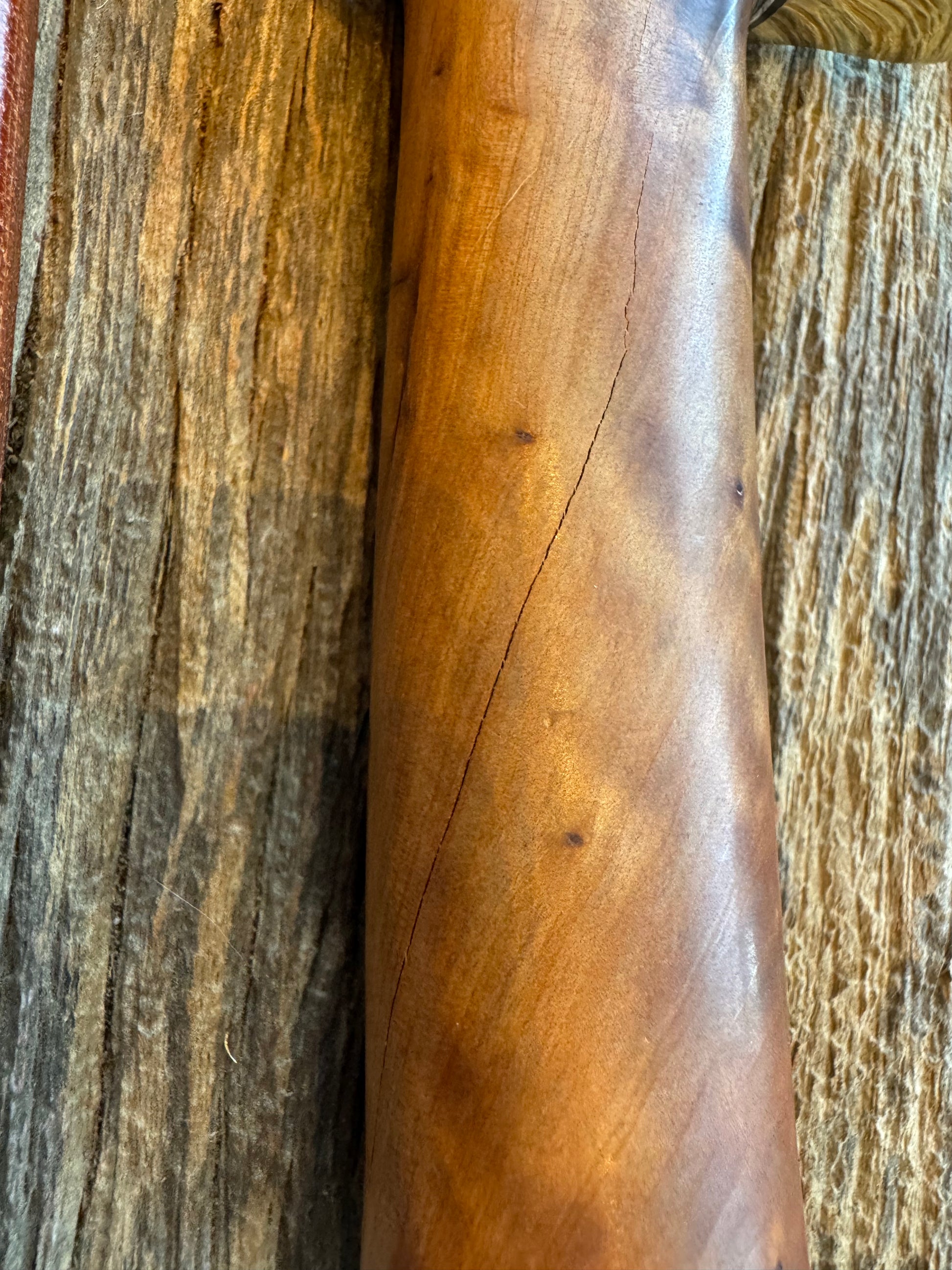 Nice Randall Knife Model 14-7 1/2 Thuya Burl Nickel Silver Hilt, Stainless Steel Blade