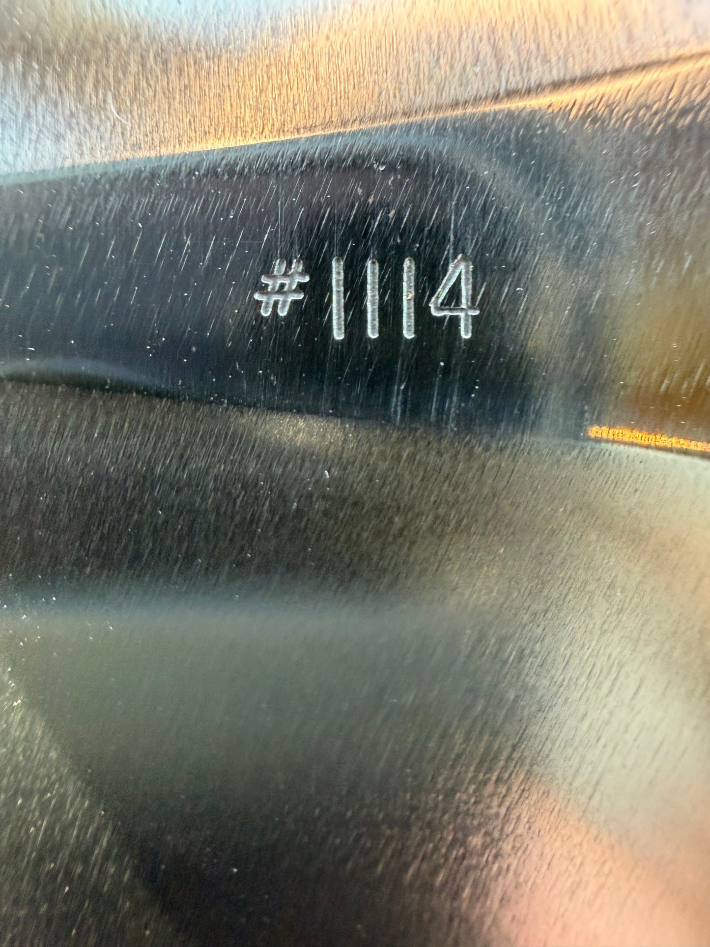 New in Paper Randall Model 12-11 Dealer Special Large Sasquatch with a Huge piece of Popcorn Stag, # 1114 Brass Hilt and butt cap.