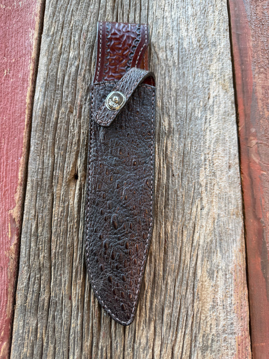 Randall Model 12-9/14 Grind Sheath in Exotic Snapping Turtle by Treeman.