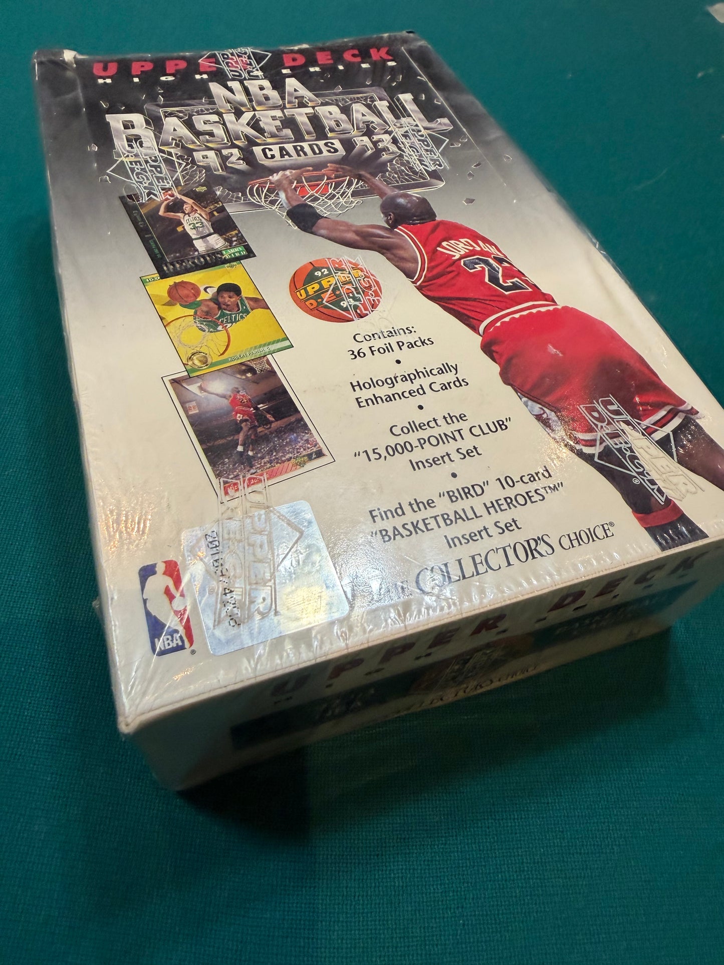 1992/93 Upperdeck Basketball Hobby Box High Series (36) packs per box. Factory Sealed!