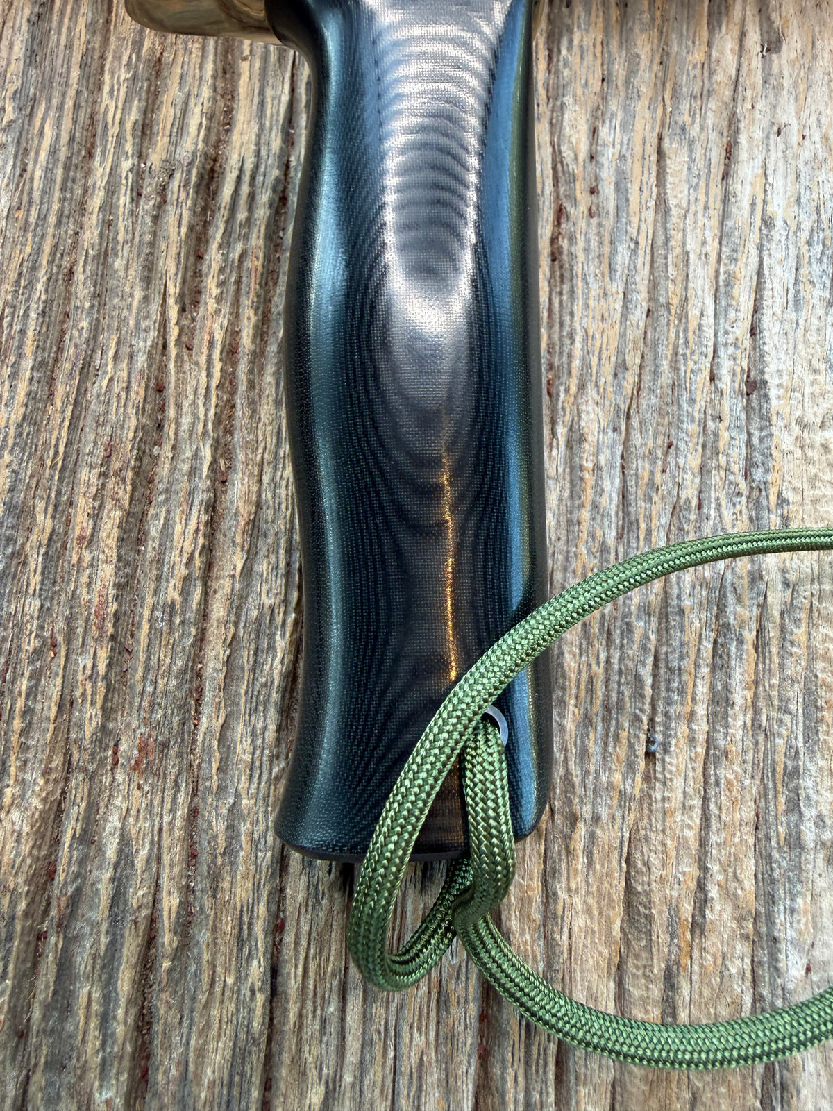 New in paper Randall Model 15-5 1/2 Airman Black Micarta Handle Stainless Nickel Silver Lanyard