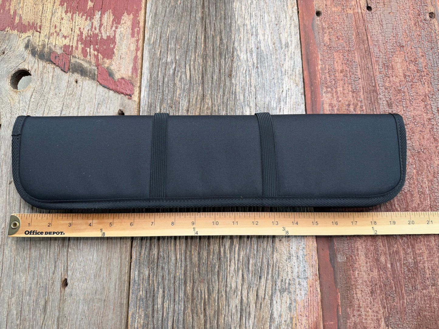 New Robbins Custom Knife case Randall Model Smithsonian  Logo Silk threading 19 inch interior usable case