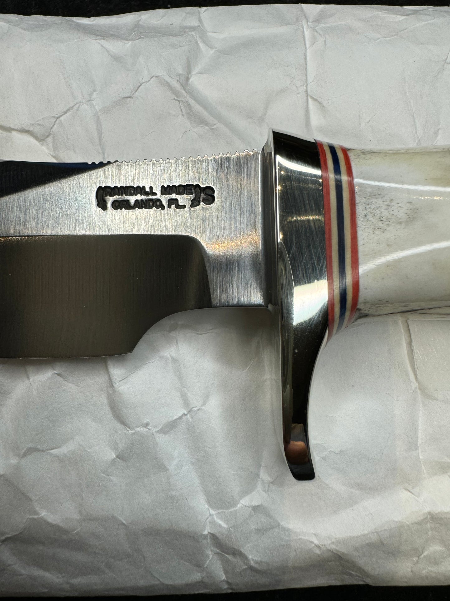 New Randall Knife Stanaback Special Nickel Silver Hilt Stag Stainless Steel