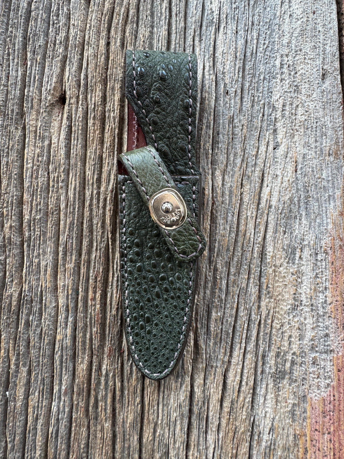 Turtle Shell Sheath Randall Model 8-4 Sheath in Exotic Brown Snapping Turtle ( Double side ...