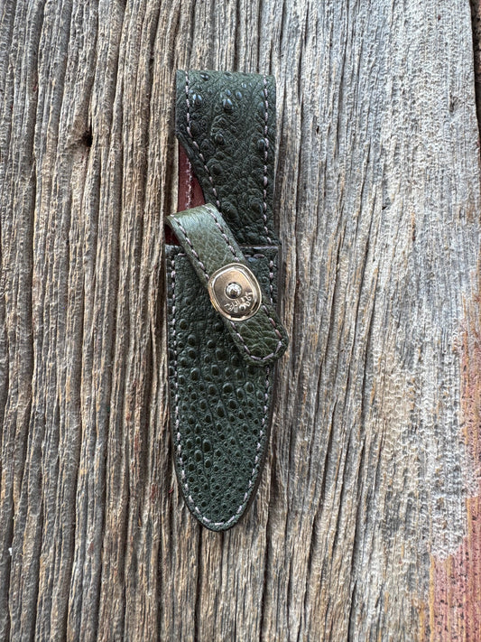 Randall Model 8-4 Sheath in Exotic Brown Snapping Turtle ( Double sided in Turtle) from Treeman.