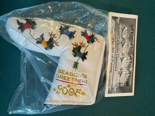 New in Bag Rare Scotty Cameron 2005 Seasons Greetings Head cover