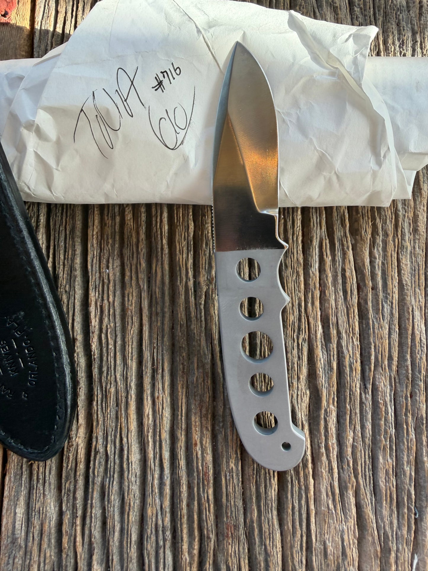 New in paper Randall Knife Model Triathlete  “Non Catalog” Stainless Steel