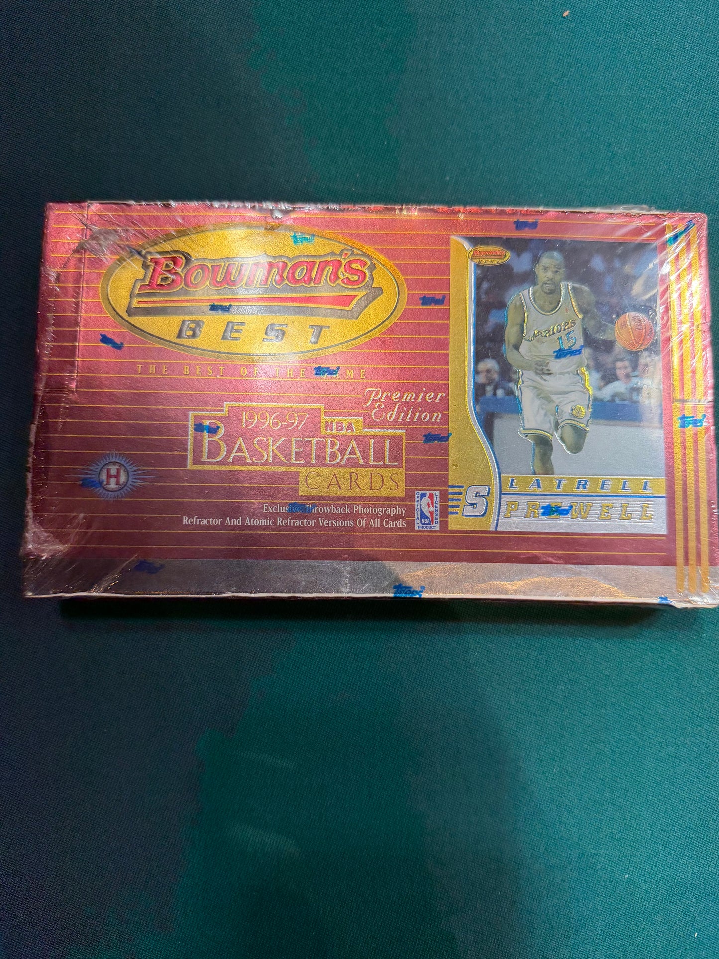 1996-97 Bowman’s Best 24-Pack Basketball Hobby Box Sealed, Chance Kobe RC