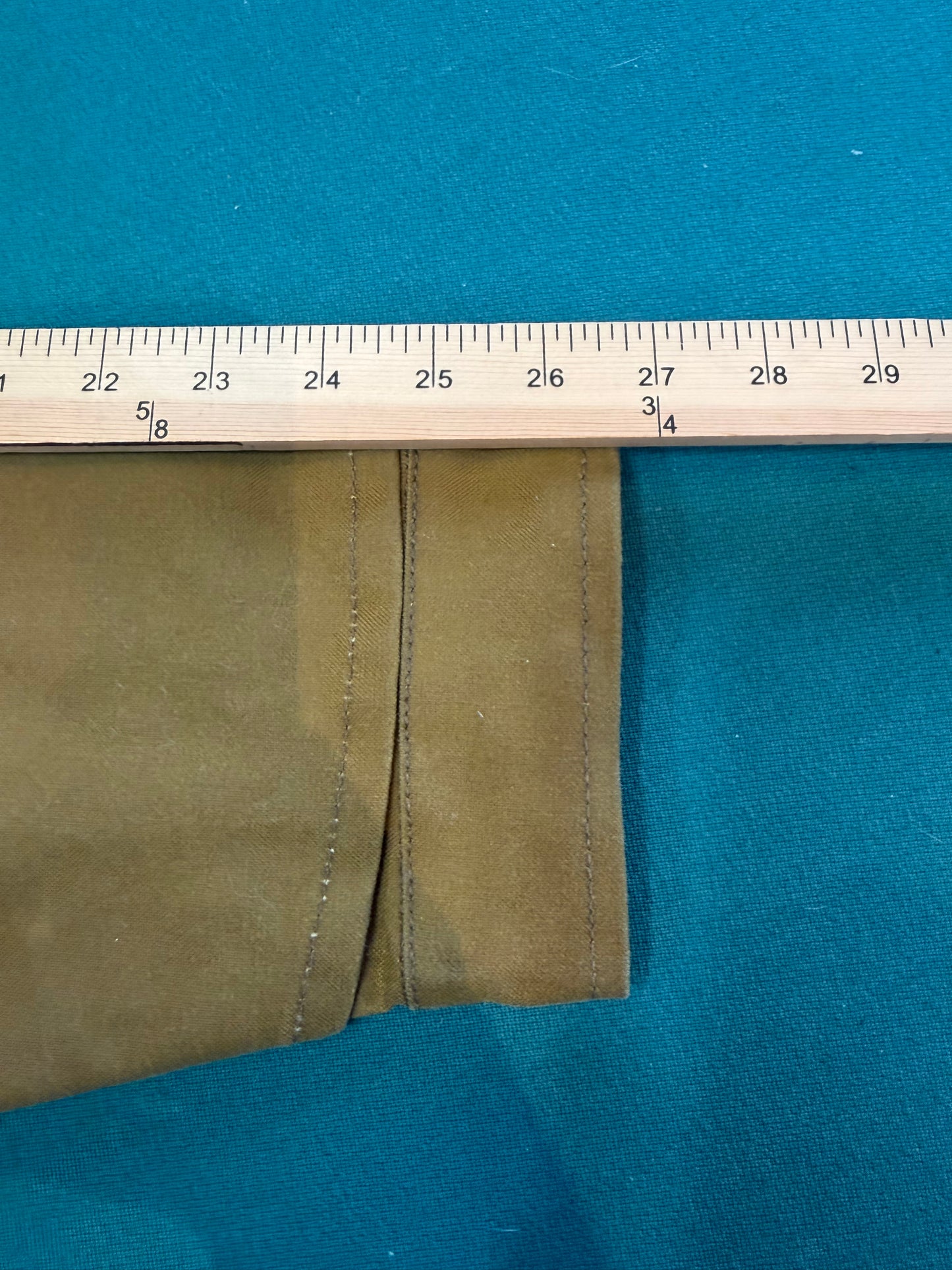 Filson Tin Cloth Cruiser Medium Long Dark Tan Canvas Made In USA Made “Rare”