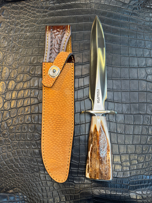 Randall Model 1-8 Sheath Straight Hilt in Exotic Beaver Tail by Treeman. (Sheath only)