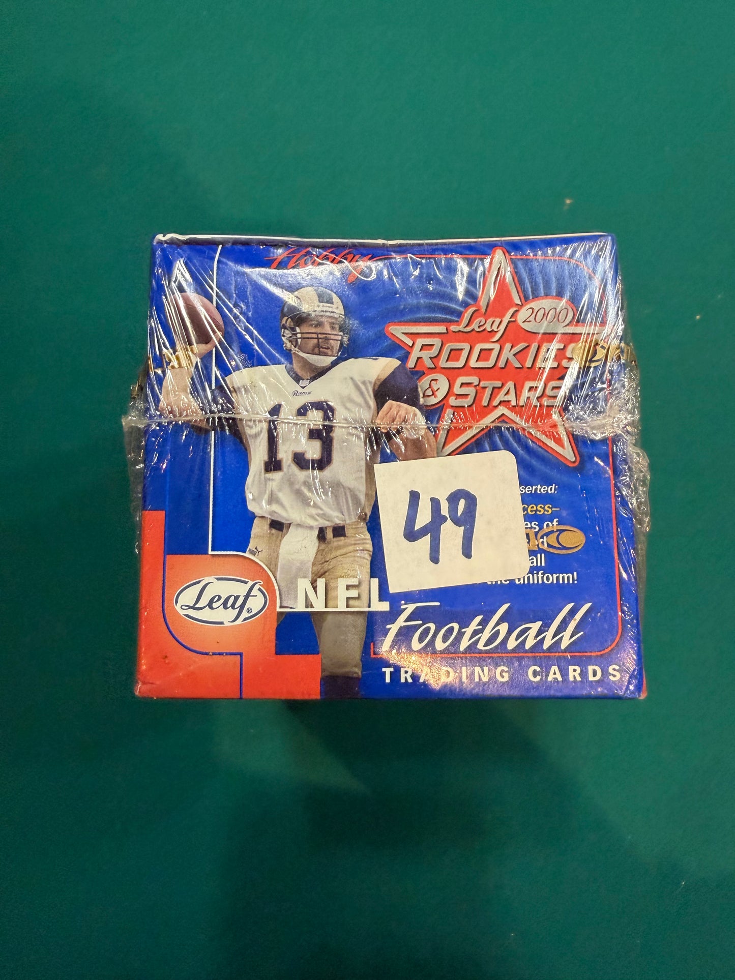 2000 LEAF ROOKIES & STARS FOOTBALL HOBBY BOX SEALED POSSIBLE TOM BRADY ROOKIE