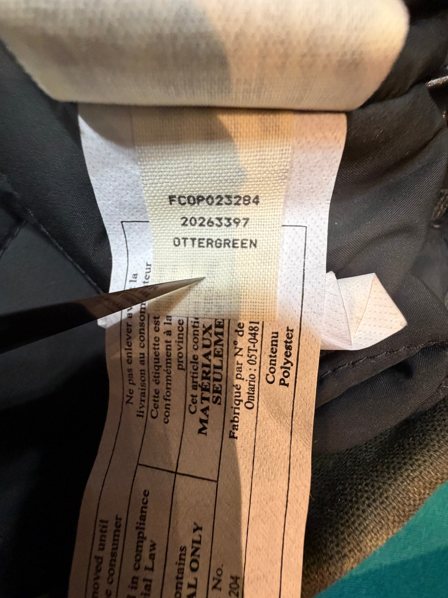 NWT Filson TIN CLOTH PRIMALOFT® JACKET in Otter Green in a size Medium NWT