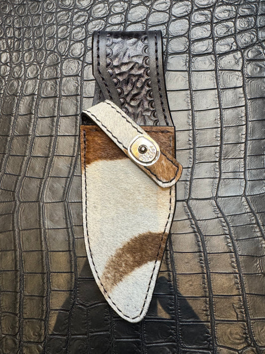 Randall Model 19-5 Exotic Zebra Skin Sheath from Treeman.