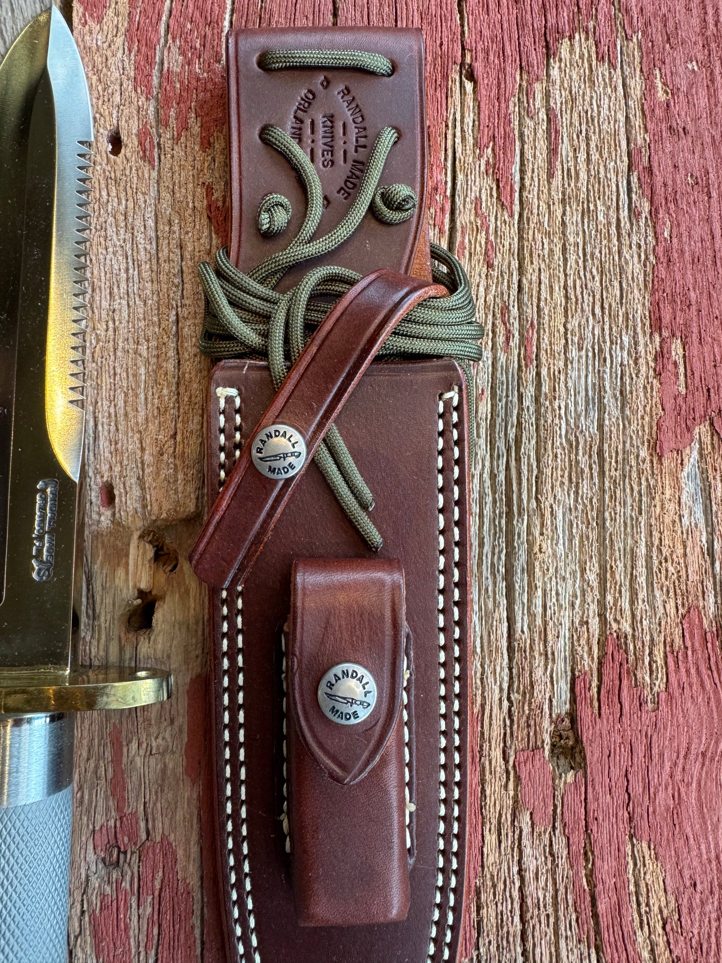 New in Paper Randall Knife Model 18-7.5 Stainless Steel Compass New