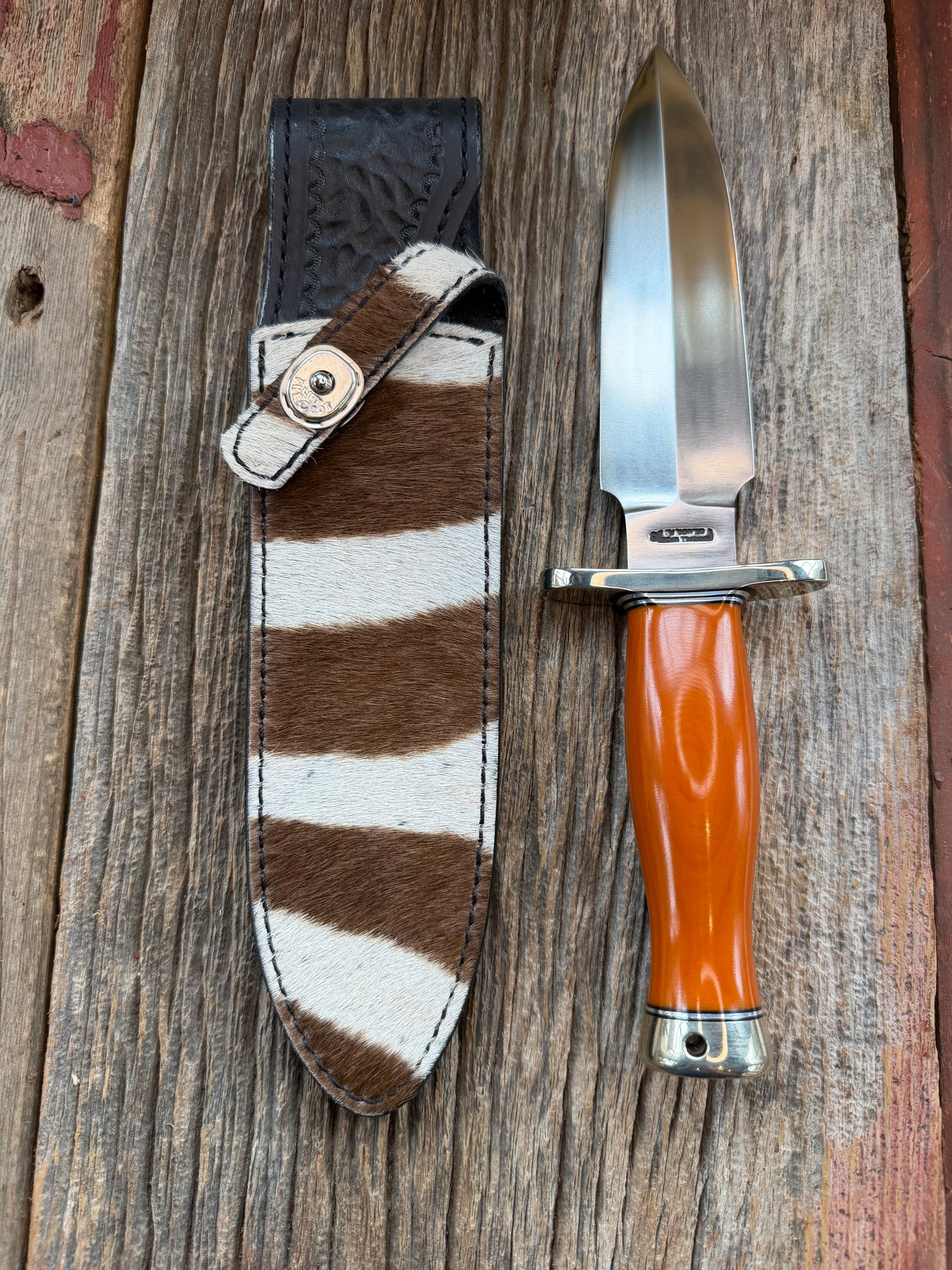 Rare Randall Knife Clinton Special Westinghouse Stainless Steel Croc Sheath NS