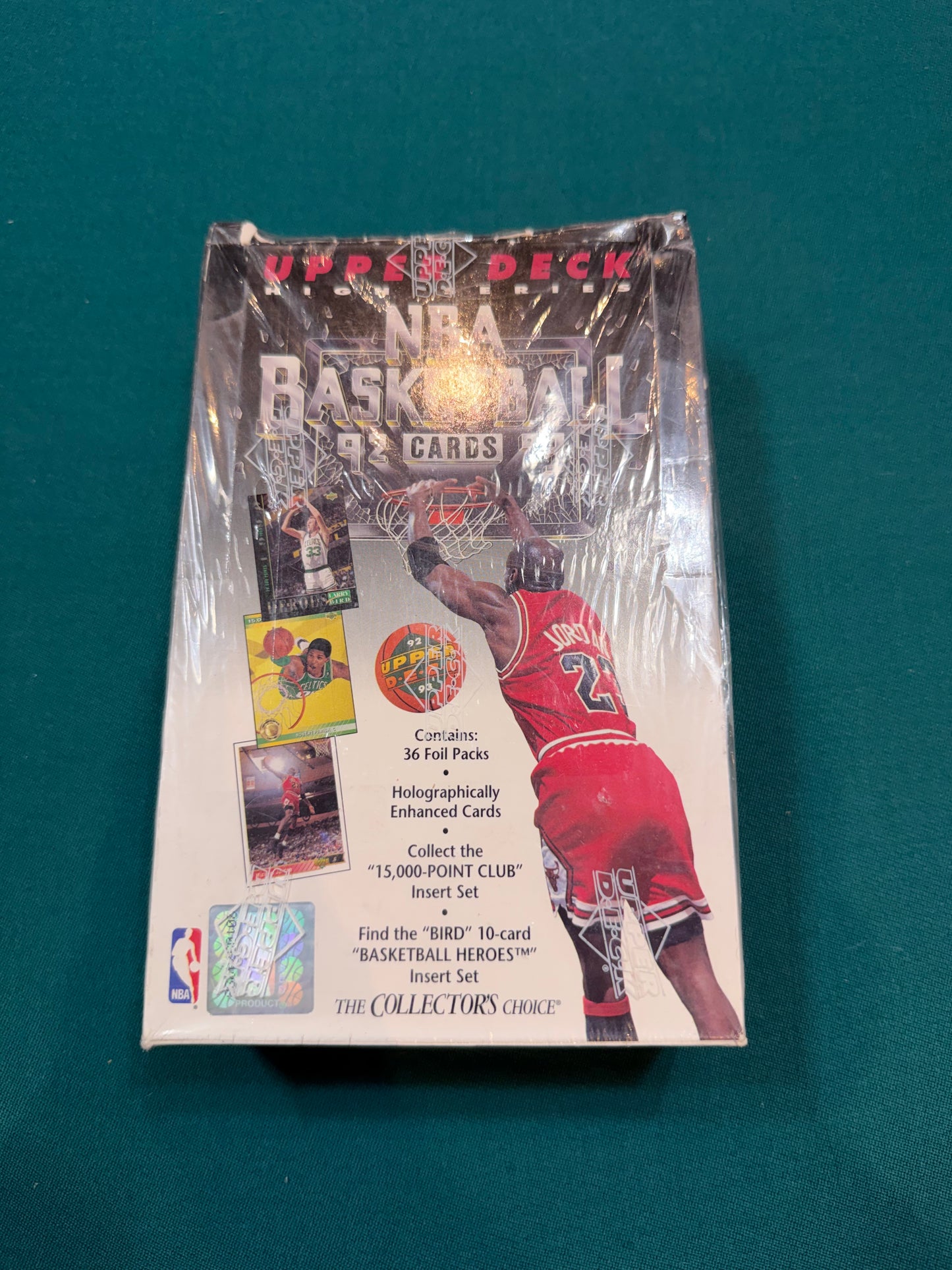 1992/93 Upperdeck Basketball Hobby Box High Series (36) packs per box. Factory Sealed!