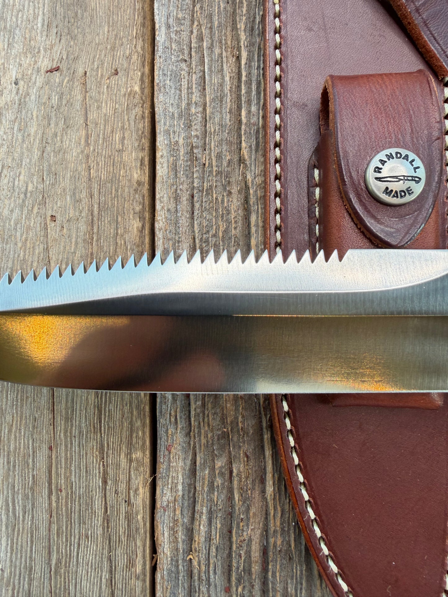 Randall Model 1-7 Honduran Rosewood Stainless NSH Aluminum Butt Sawteeth black Spacers