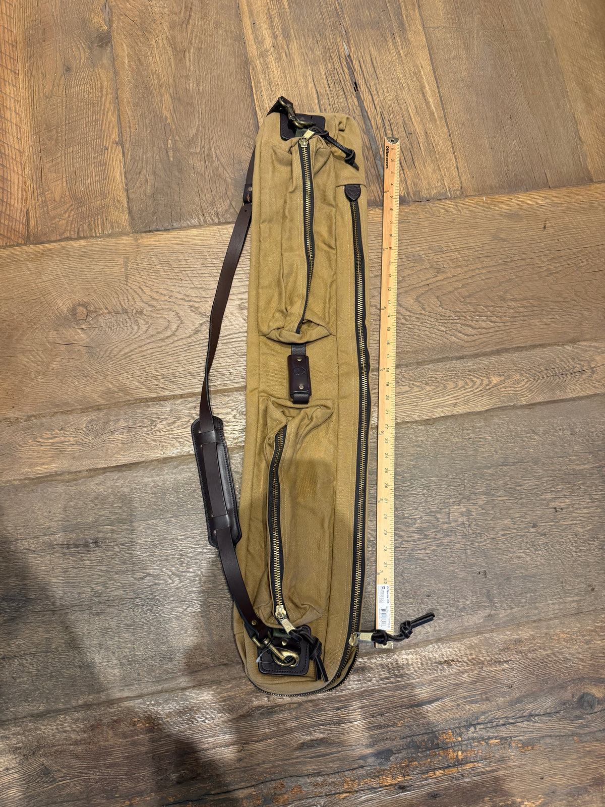 Very Rare New Old Stock Filson YKK Fly Fishing Rod Case Rugged Twill in Tan Made in USA 41 inch version. New with Original tags. new condition.